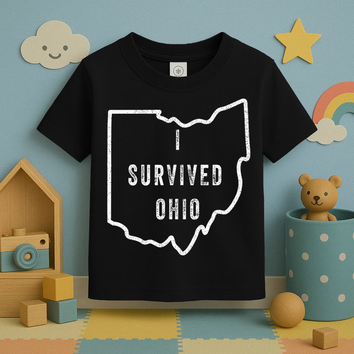 I Survived Ohio Meme Toddler T-Shirt