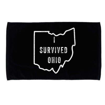 I Survived Ohio Meme Microfiber Hand Towel