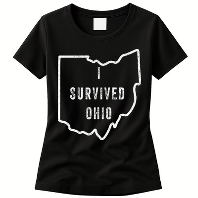 I Survived Ohio Meme Womens T-Shirt