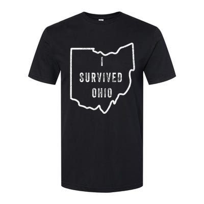 I Survived Ohio Meme Softstyle CVC T-Shirt