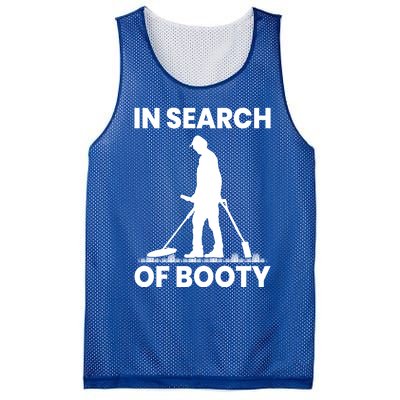 In Search Of Booty Funny Metal Hunting Detector Dad Grandpa Gift Mesh Reversible Basketball Jersey Tank