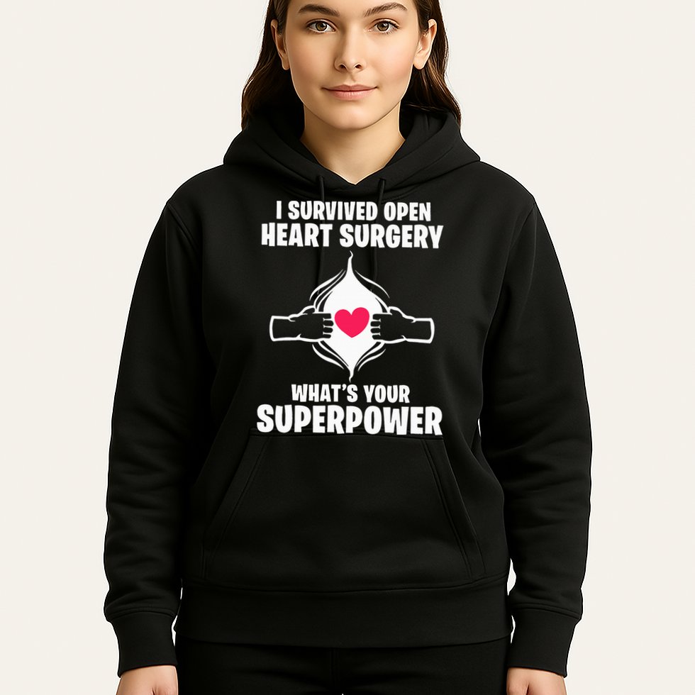 I Survived Open Heart Surgery Bypass Operation Recovery Hoodie