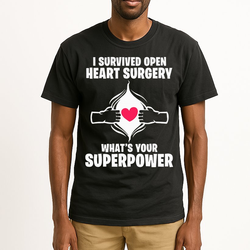 I Survived Open Heart Surgery Bypass Operation Recovery Tall T-Shirt
