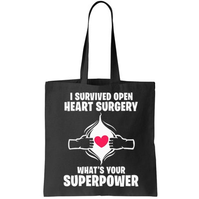I Survived Open Heart Surgery Bypass Operation Recovery Bag