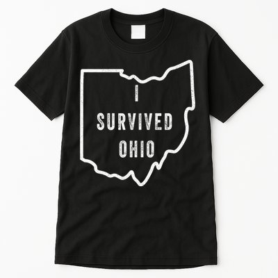 I Survived Ohio Meme Tall T-Shirt