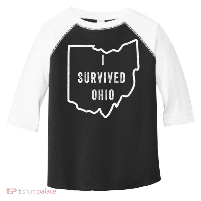 I Survived Ohio Meme Toddler Fine Jersey T-Shirt