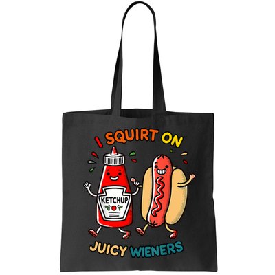 I Squirt On Juicy Wieners Vintage Funny  Bag