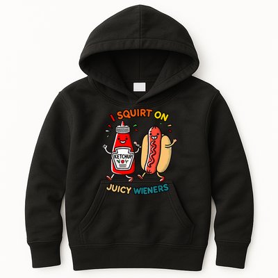 I Squirt On Juicy Wieners Vintage Funny  Kids Hoodie