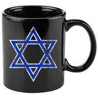 Israel's Star of David Symbol of Israel 11oz C Handle Ceramic Mug