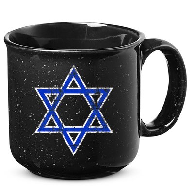 Israel's Star of David Symbol of Israel 15oz Campfire Ceramic Mug