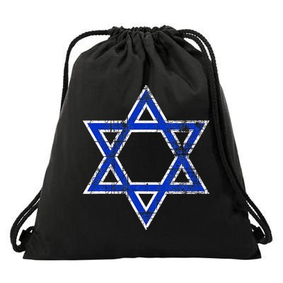 Israel's Star of David Symbol of Israel Drawstring Bag