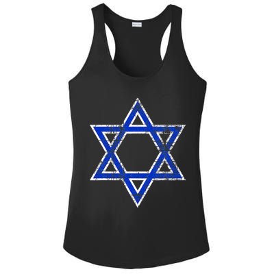 Israel's Star of David Symbol of Israel Ladies PosiCharge Competitor Racerback Tank