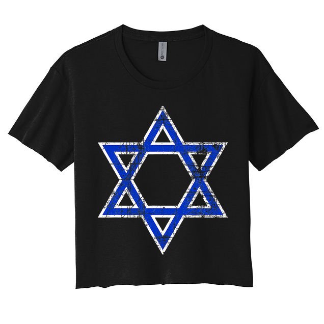 Israel's Star of David Symbol of Israel Crop Top