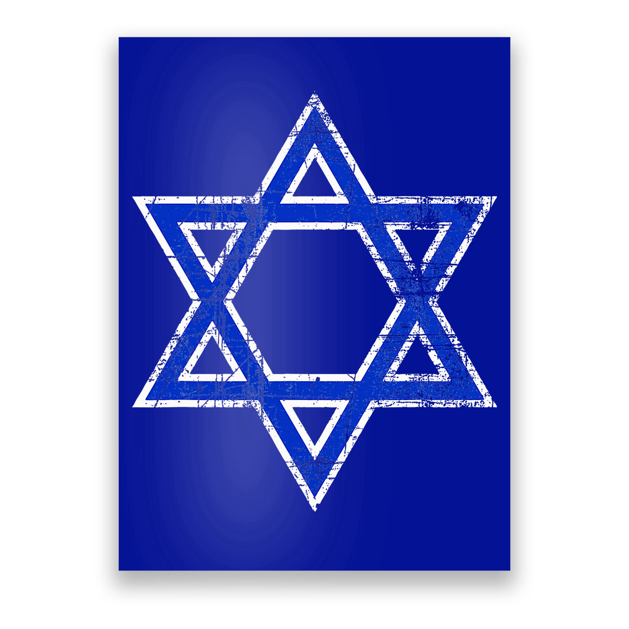 Israel's Star of David Symbol of Israel Poster