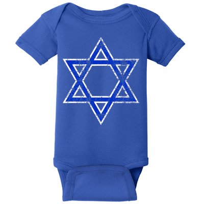 Israel's Star of David Symbol of Israel Baby Bodysuit