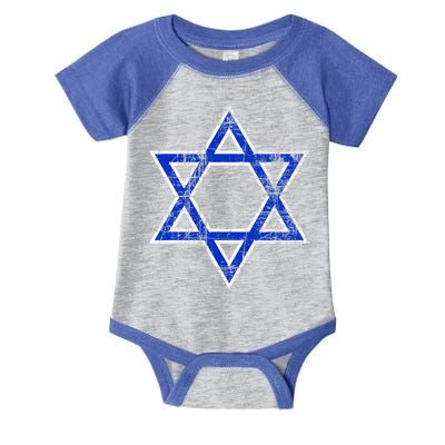 Israel's Star of David Symbol of Israel Infant Baby Jersey Bodysuit