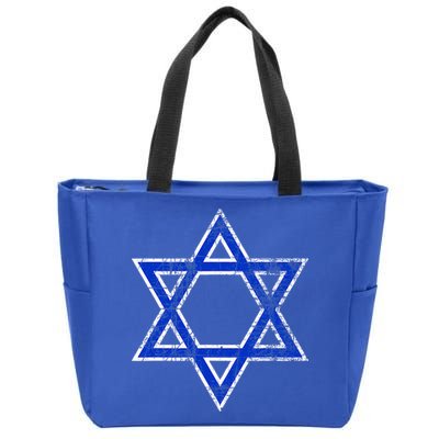 Israel's Star of David Symbol of Israel Zip Tote Bag