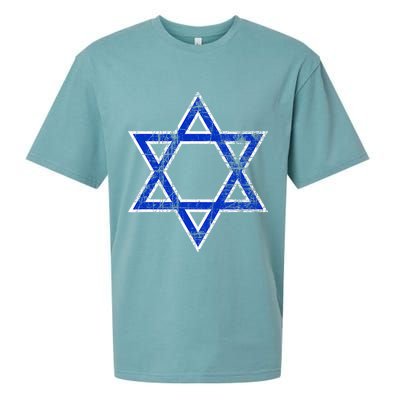 Israel's Star of David Symbol of Israel Sueded Cloud Jersey T-Shirt