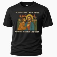 It Started Out With A Kiss How Did It End Up Like This Cooling Performance Crew T-Shirt