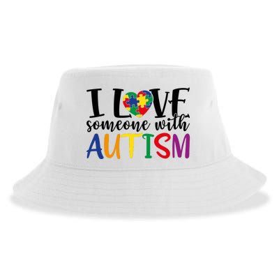 ILove Some One With Autism Sustainable Bucket Hat