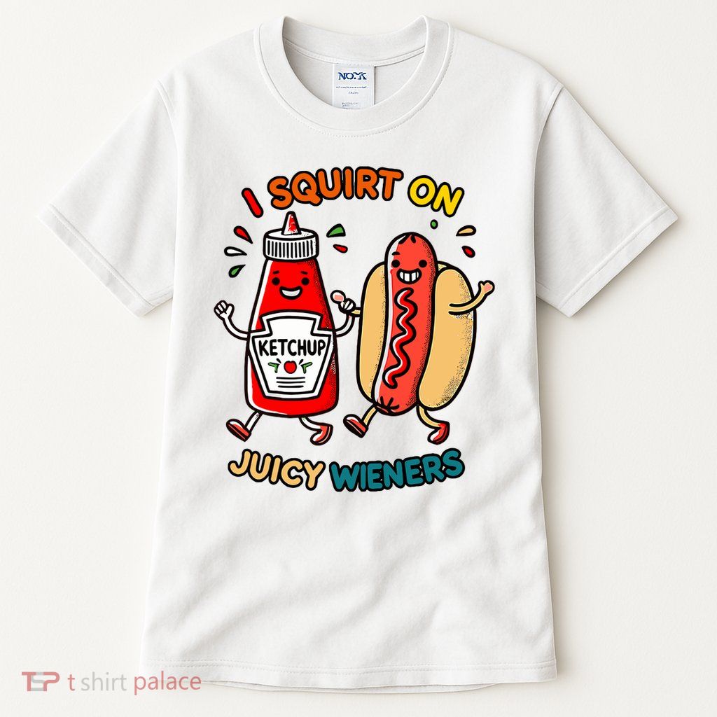 I Squirt On Juicy Wieners Vintage Funny Raglan Baseball Tall T-Shirt