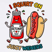 I Squirt On Juicy Wieners Vintage Funny Raglan Baseball Womens Tank Top
