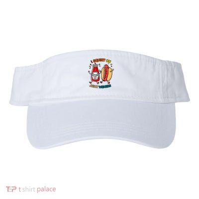 I Squirt On Juicy Wieners Vintage Funny Raglan Baseball Visor