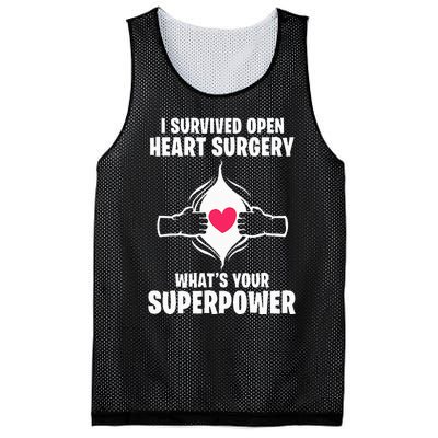 I Survived Open Heart Surgery Bypass Operation Recovery Mesh Reversible Basketball Jersey Tank