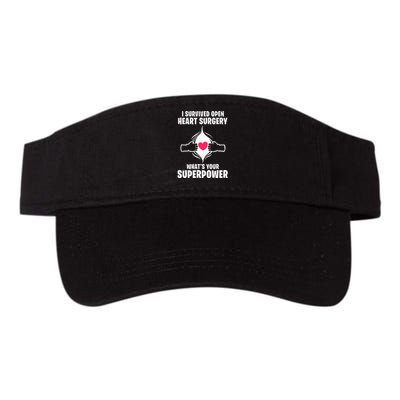 I Survived Open Heart Surgery Bypass Operation Recovery Valucap Bio-Washed Visor