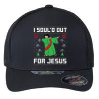 I Sould Out For Jesus Ugly Christmas Flexfit Unipanel Trucker Cap