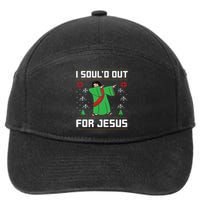 I Sould Out For Jesus Ugly Christmas 7-Panel Snapback Hat