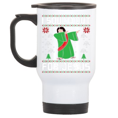 I Sould Out For Jesus Ugly Christmas Stainless Steel Travel Mug