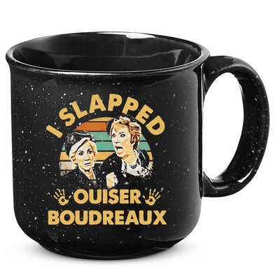I Slapped Ouiser Boudreaux Vintage 15oz Campfire Ceramic Mug