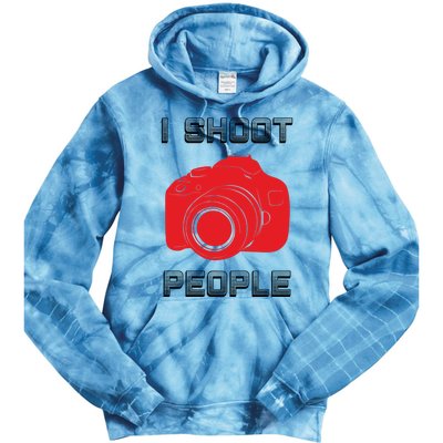 I Shoot People Tie Dye Hoodie