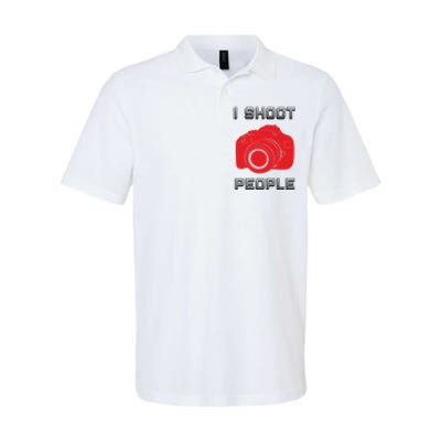 I Shoot People Softstyle Adult Sport Polo