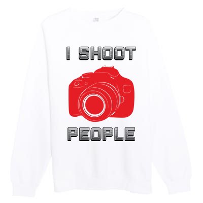 I Shoot People Premium Crewneck Sweatshirt