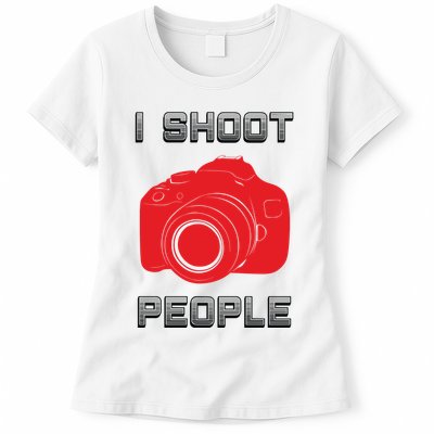 I Shoot People Womens T-Shirt