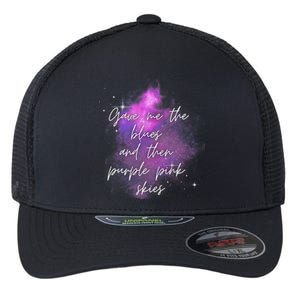 Invisible String Purple Pink Skies Eras Flexfit Unipanel Trucker Cap