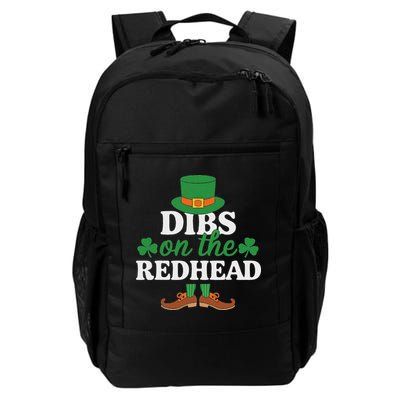 Irish St Patricks Day Shamrock Dibs On The Redhead Backpack