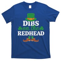 Irish St Patricks Day Shamrock Dibs On The Redhead T-Shirt