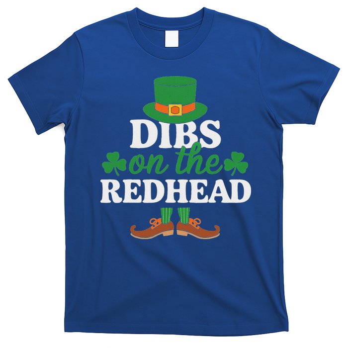 Irish St Patricks Day Shamrock Dibs On The Redhead T-Shirt