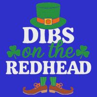Irish St Patricks Day Shamrock Dibs On The Redhead Tall T-Shirt