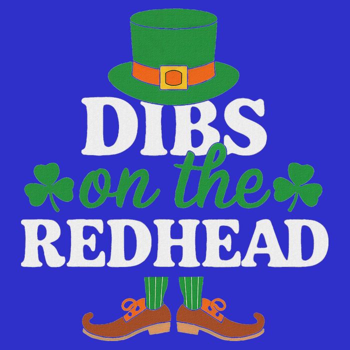 Irish St Patricks Day Shamrock Dibs On The Redhead Zip Tote Bag