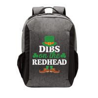 Irish St Patricks Day Shamrock Dibs On The Redhead Vector Backpack