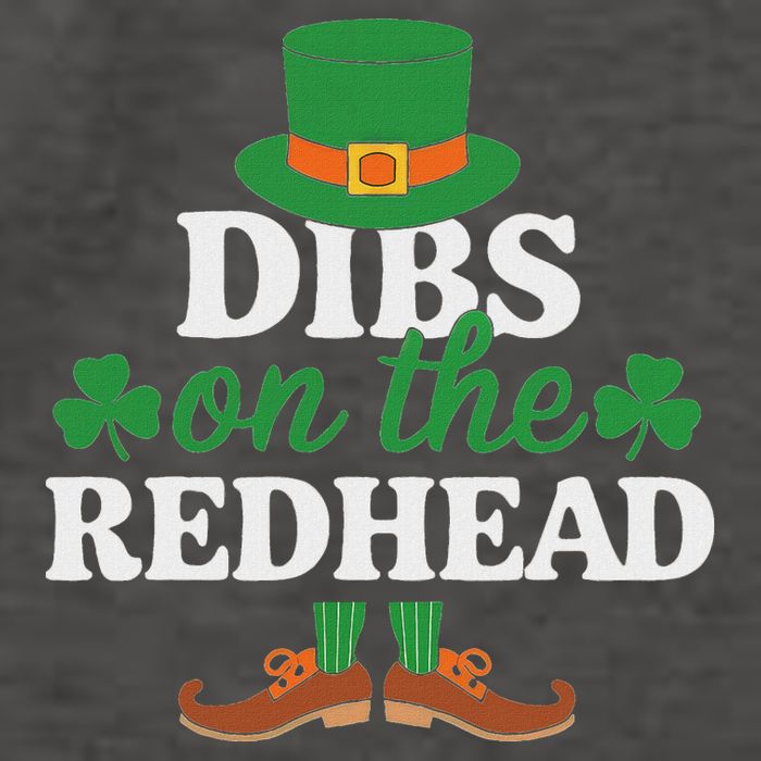 Irish St Patricks Day Shamrock Dibs On The Redhead Vector Backpack