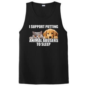 I Support Putting Animal Abusers To Sleep. Dog And Cat Lover PosiCharge Competitor Tank