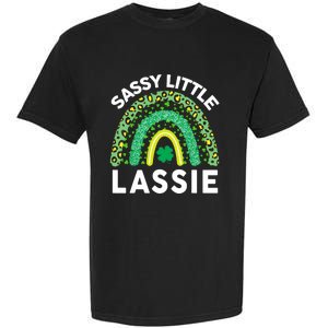 Irish St Patrick Day Sassy Little Lassie Teen Girl Wo Garment-Dyed Heavyweight T-Shirt