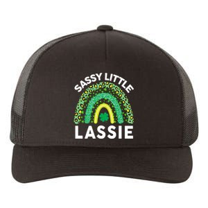 Irish St Patrick Day Sassy Little Lassie Teen Girl Wo Yupoong Adult 5-Panel Trucker Hat