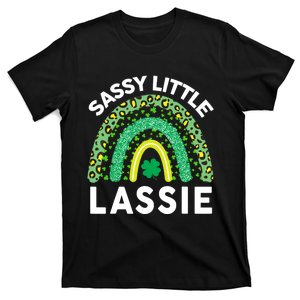 Irish St Patrick Day Sassy Little Lassie Teen Girl Wo T-Shirt