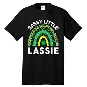 Irish St Patrick Day Sassy Little Lassie Teen Girl Wo Tall T-Shirt